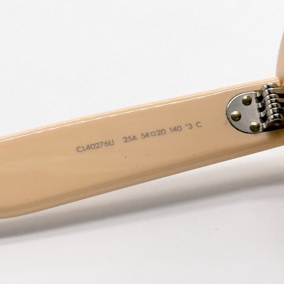 NEW CELINE CL40276U 25A WOMEN IVORY SMOKE SUNGLASSES CELINE - Picture 11 of 14